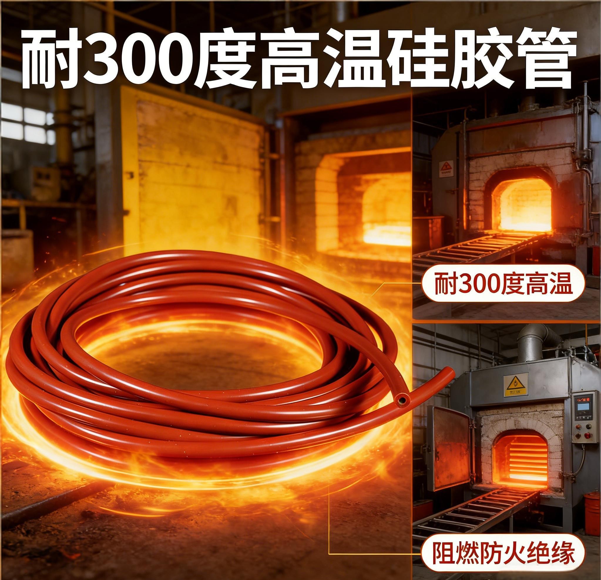 300度高温硅胶管