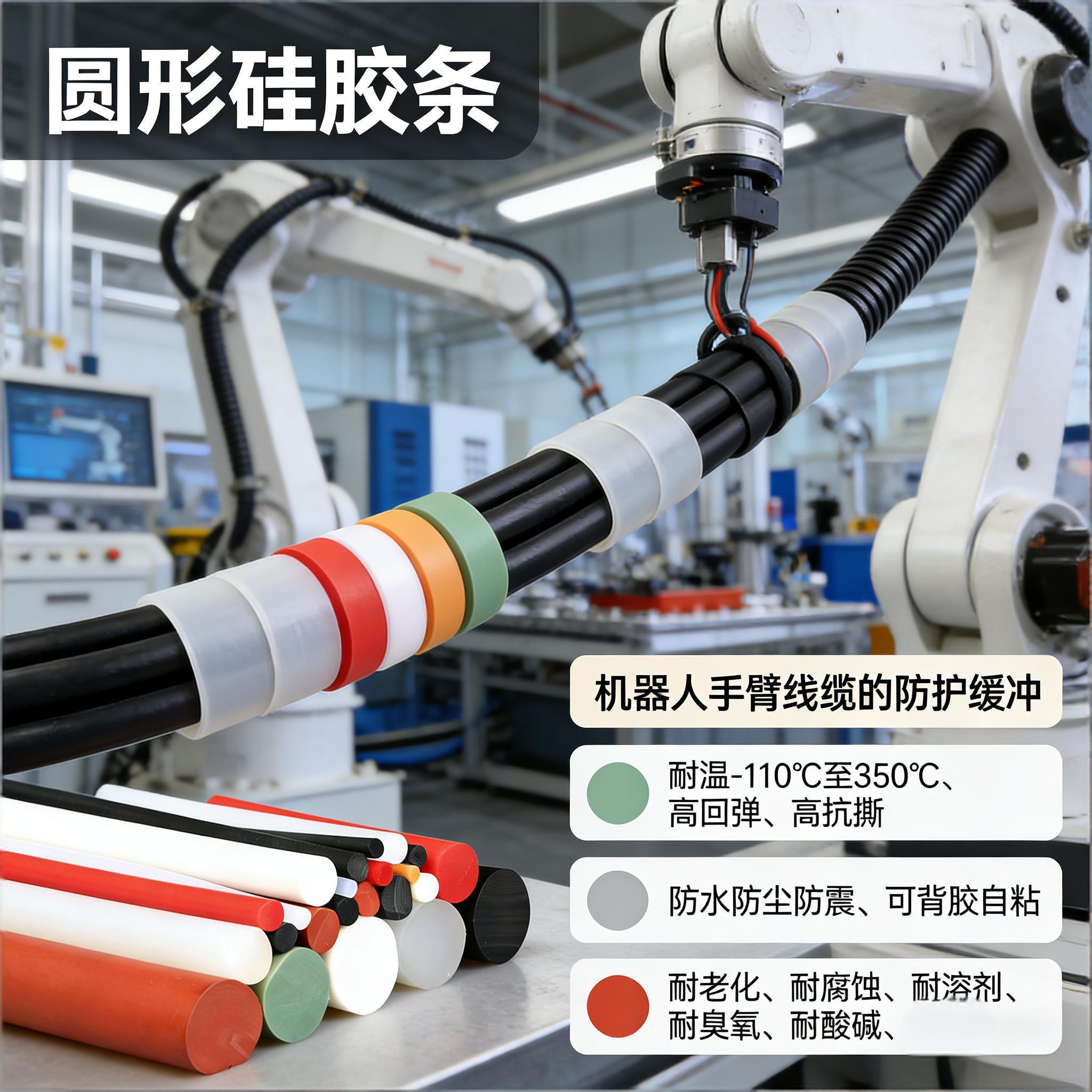 圆形硅胶条